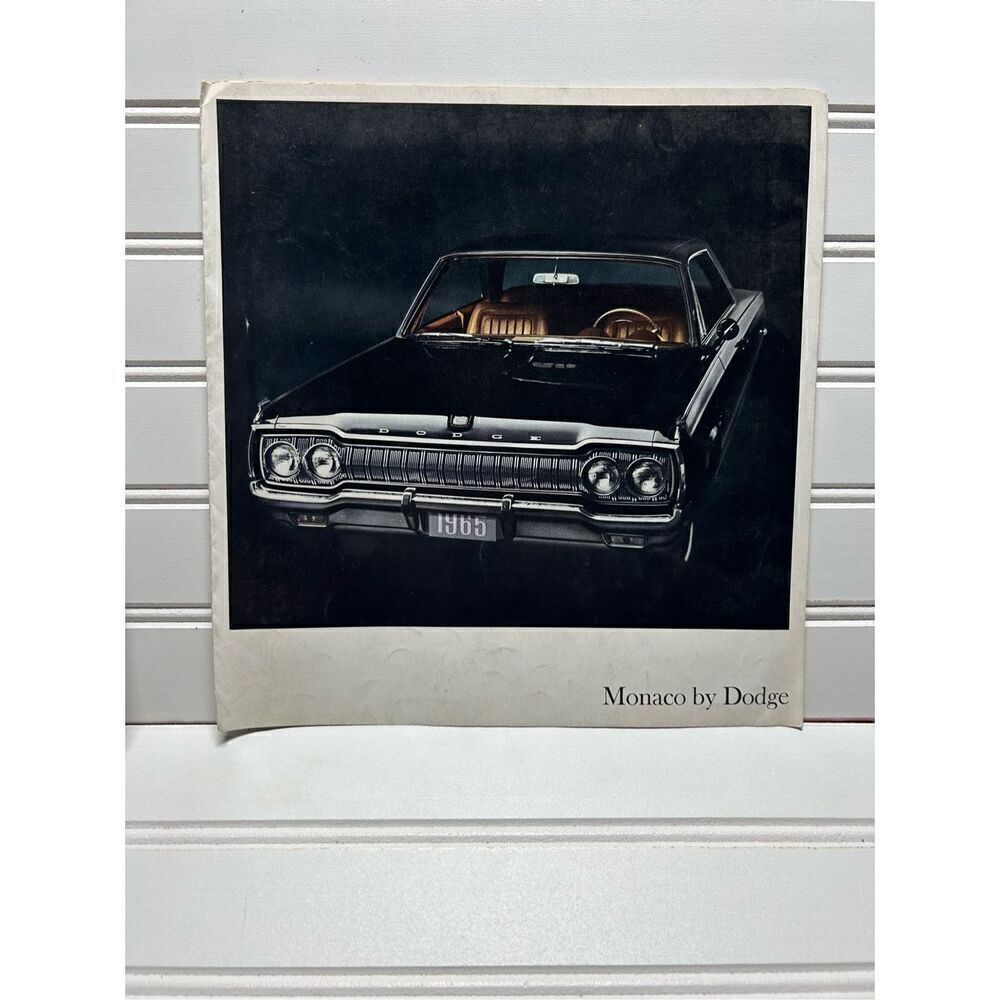 1965 Dodge Monaco Color Original Sales Brochure